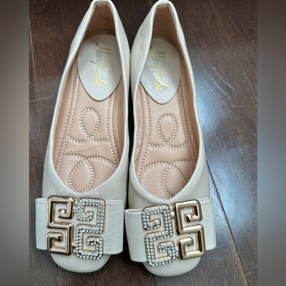 Women’s Flat Shoes with Square Chunky Heels, Size US 7 = 23.5cm - Picture 3 of 11